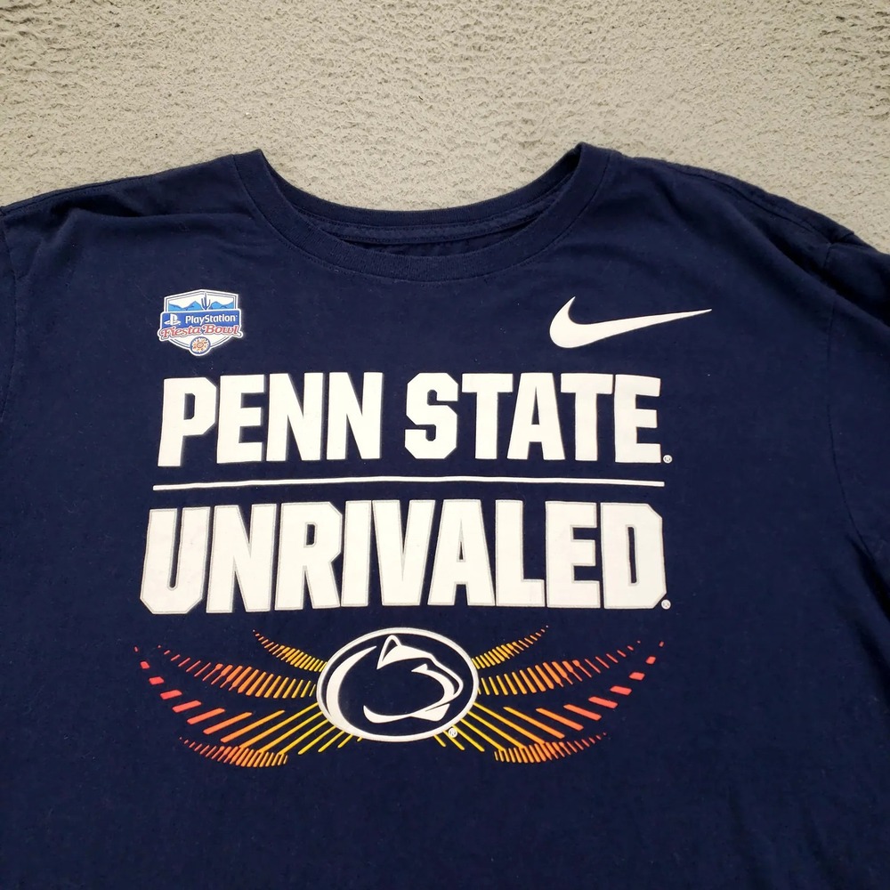Nike Shirt Mens XL Blue Penn State Unrivaled Playstation Fiesta Bowl Long Sleeve - Picture 2 of 10